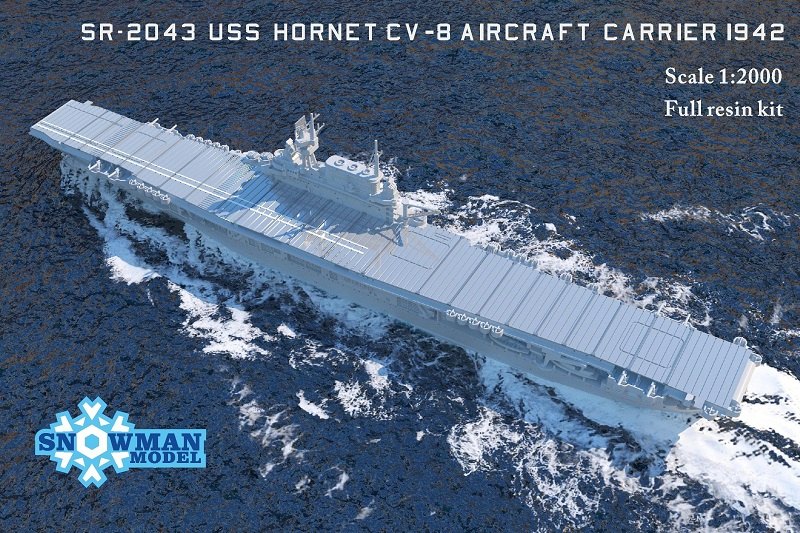 1/2000 アメリカ海軍 CV-8 航空母艦 ホーネット の販売 DAMEYA-NET