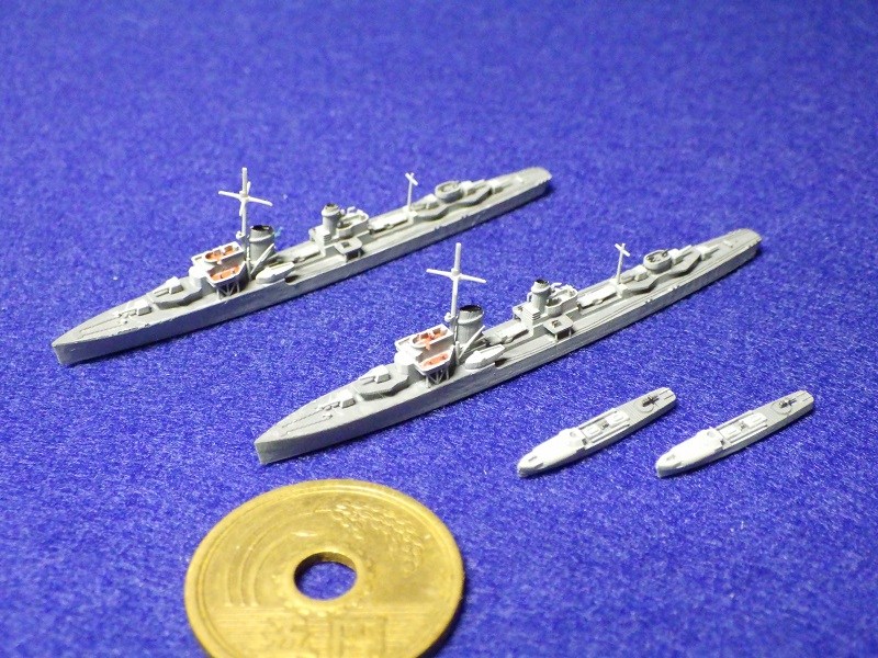 1/2000 Z-1級駆逐艦（2隻セット,Sボート付）(UVレジン版)