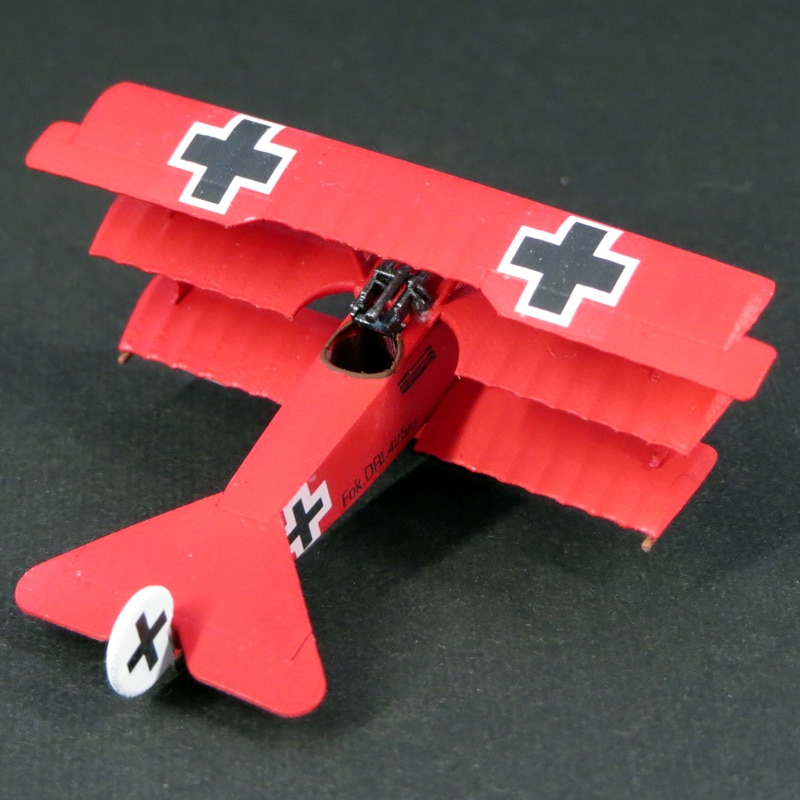 1/144 ドイツ帝国 フォッカーDr.I 三葉戦闘機 の販売 DAMEYA-NET