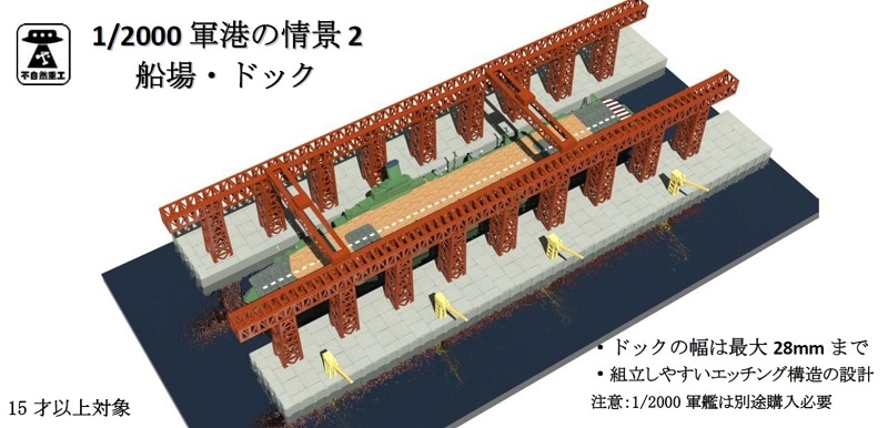 1/2000　軍港の情景2