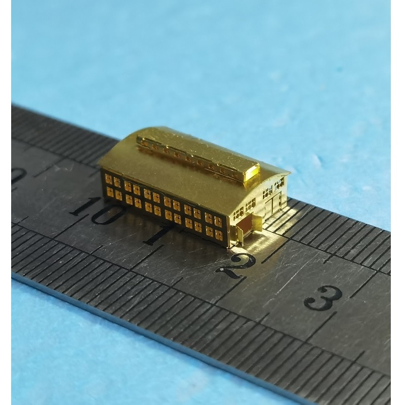 1/2000　建物B（エッチング版）