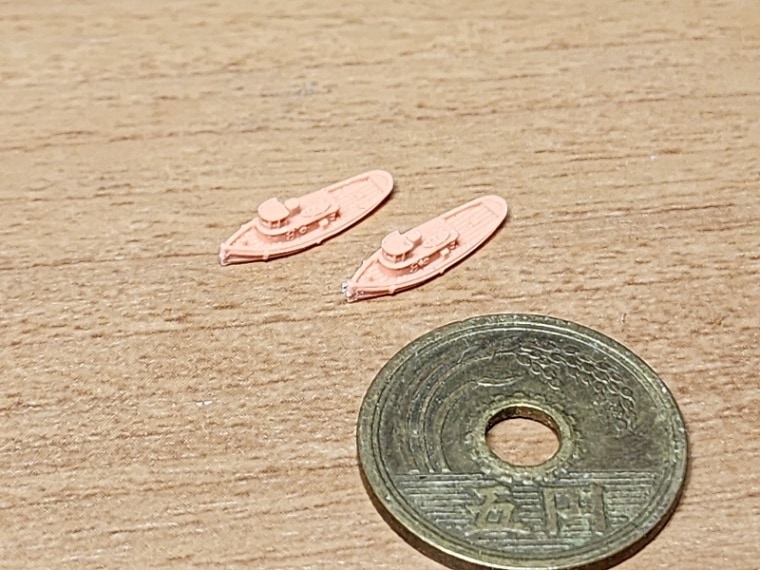 1/2000　曳船(小)（2隻セット）