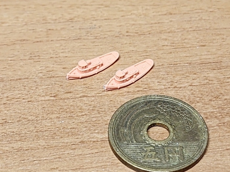 1/2000　曳船(小)（2隻セット）