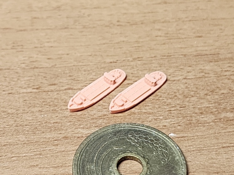 1/2000　魚雷運搬船（2隻セット）
