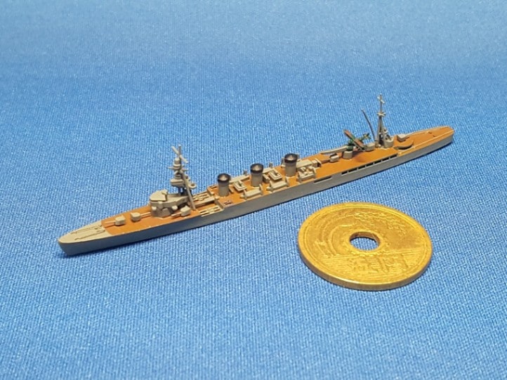 1/2000　軽巡洋艦 球磨(UVレジン版)