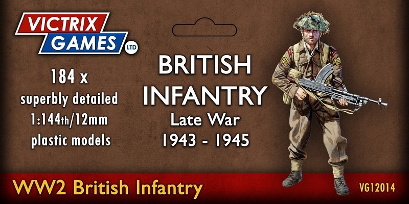 1/144　イギリス軍歩兵（1943-1945・184体セット）