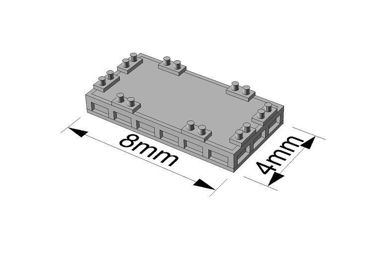 1/2000　浮き桟橋（2個セット）
