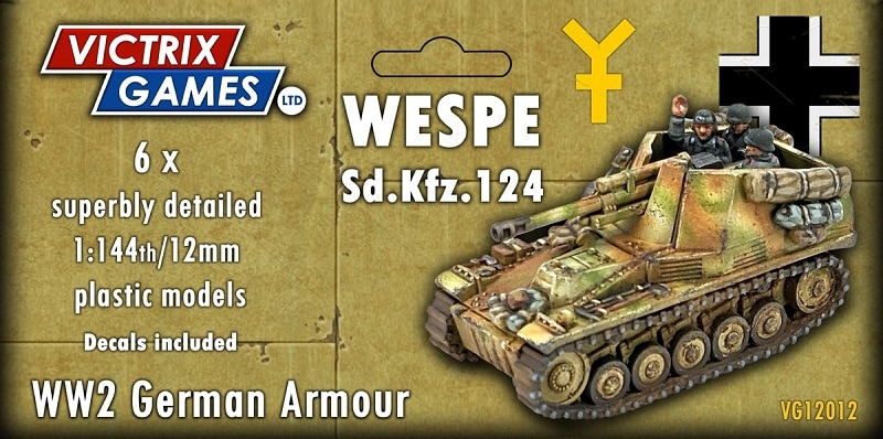 1/144　ヴェスペ　Sd.Kfz.124（6両セット）