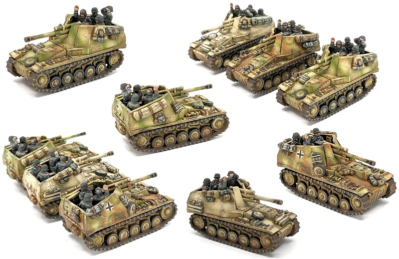 1/144 ヴェスペ Sd.Kfz.124（6両セット） の販売 DAMEYA-NET