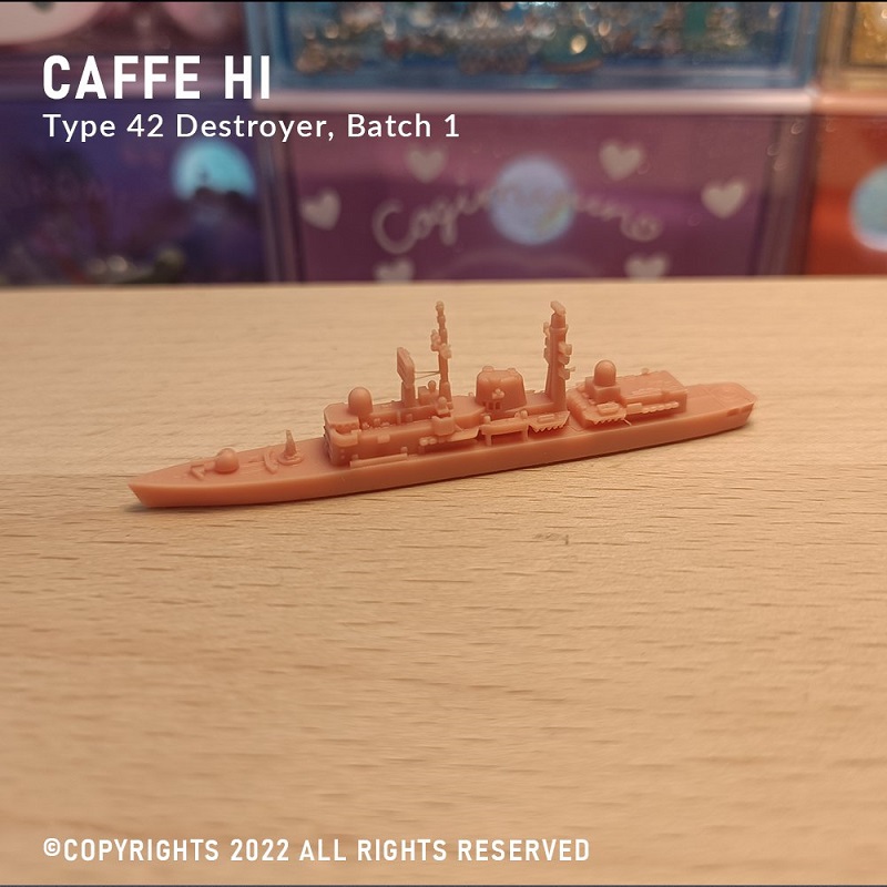 1/2000　イギリス海軍　42型駆逐艦