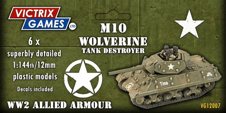 1/144　M10駆逐戦車ウルヴァリン（6両セット）