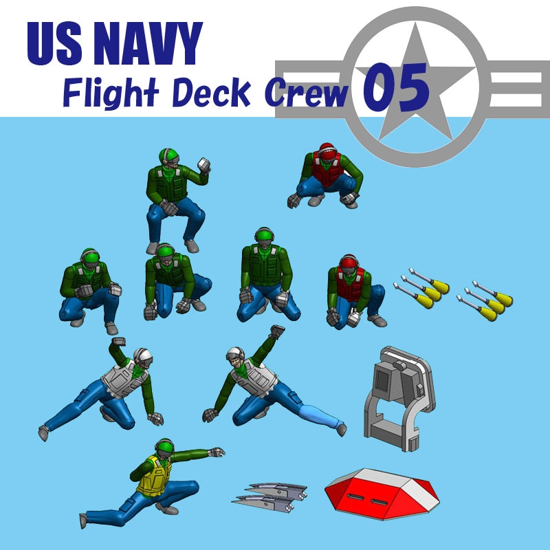 1/144　US.NAVYデッキクルー 05