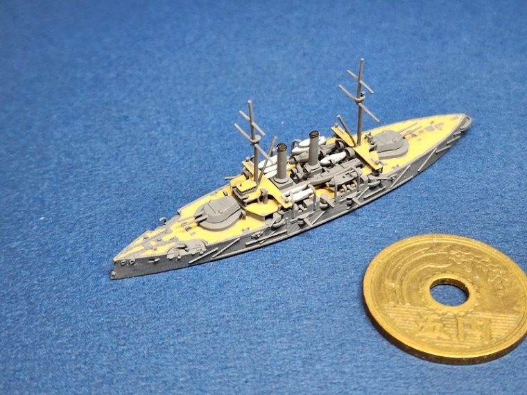 1/2000 艦船モデル8点セット Amazon | HMA 1/2000 日本海軍 第八戦隊セット(重巡洋艦利根
