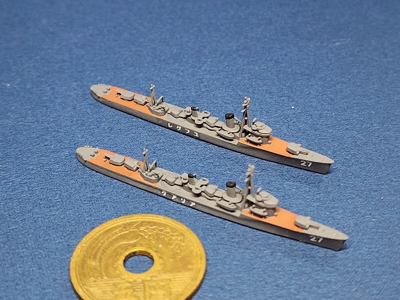 1/2000 有明型駆逐艦（2隻セット） の販売 DAMEYA-NET