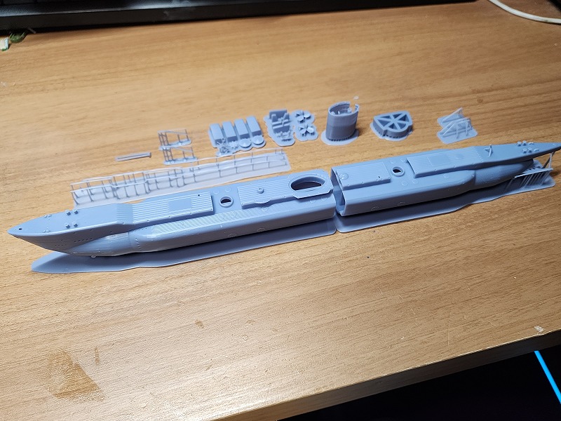 1/144 三式潜航輸送艇 まるゆ（ゆ1001型） の販売 DAMEYA-NET