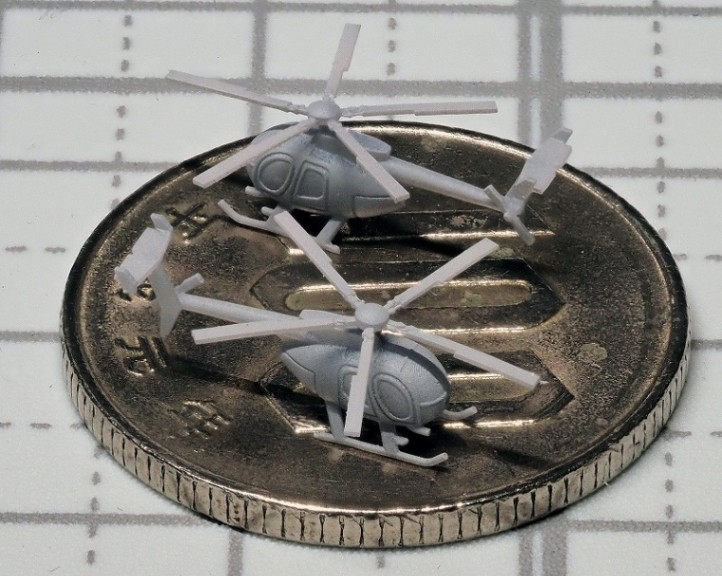 1/700　観測ヘリコプター　OH-6D