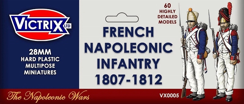 28mm　フランス戦列歩兵1807-1812（60体セット）