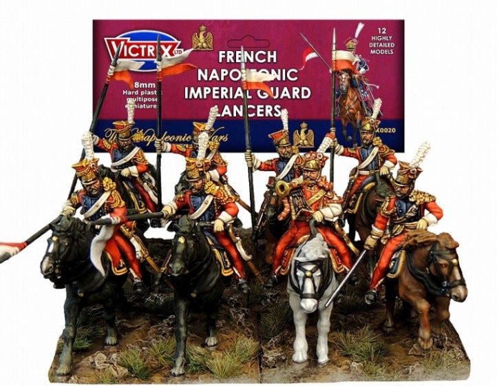28mm　フランス近衛槍騎兵（12体セット）