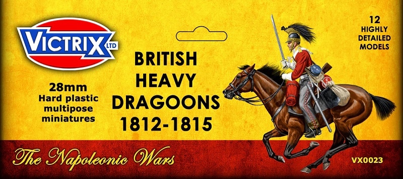 28mm　イギリス竜騎兵1812-1815（12体セット）