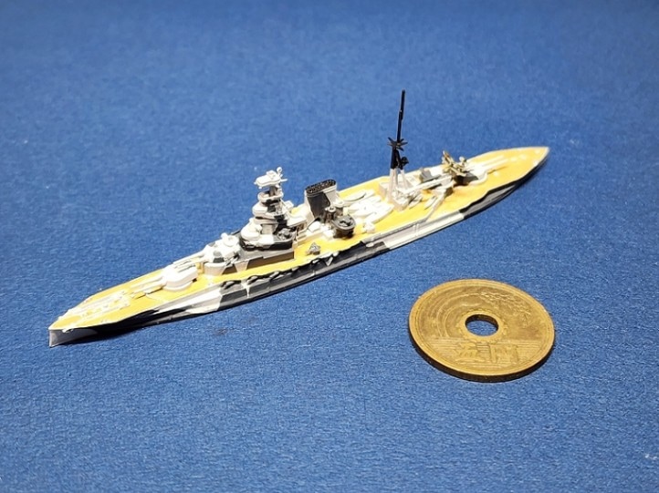 1/2000　イギリス海軍　戦艦バーラム（1941年時）