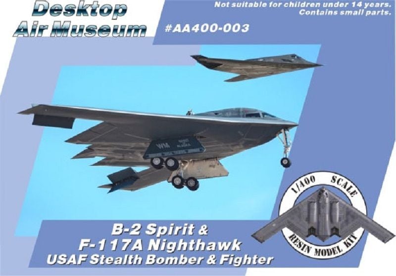 1/400　B-2スピリット＆F-117ナイトホーク