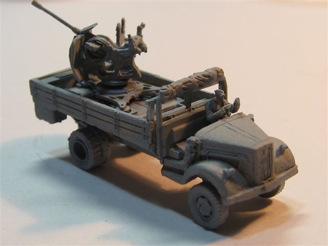 1/144 DAKオペルブリッツトラック改4連高射砲搭載車 の販売 DAMEYA-NET