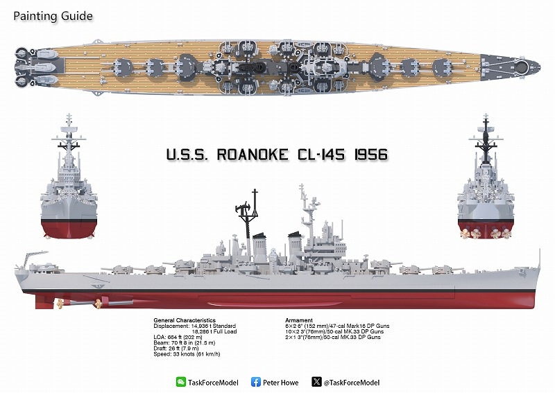 1/2000 ウースター級軽巡洋艦（2隻セット） の販売 DAMEYA-NET