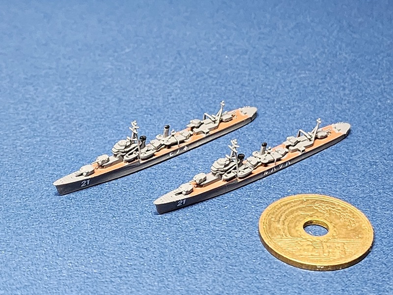 1/2000 初春型駆逐艦・竣工時（2隻セット）