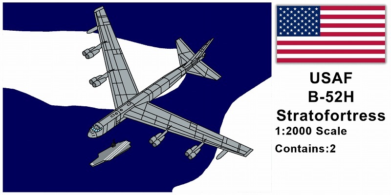 1/2000������ꥫ������B-52H���ȥ�ȥե����ȥ쥹��2�����åȡ�