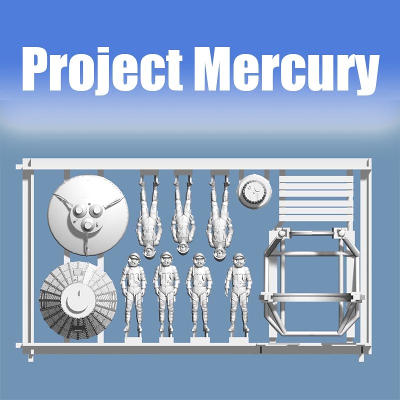 MRC．PROJECT MERCURY ロケット、プラモデル プラモデル :: その他 :: アメリカ初の有人宇宙ロケット