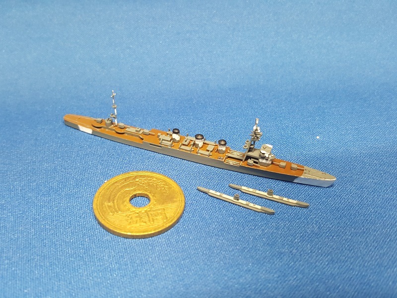 1 00 軽巡洋艦 木曽 まるゆ付 Uvレジン版 1 00 艦船モデル 軽巡洋艦 の販売 Dameya Net