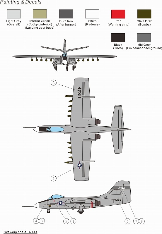 1/72���Ρ������åס�YA-9A