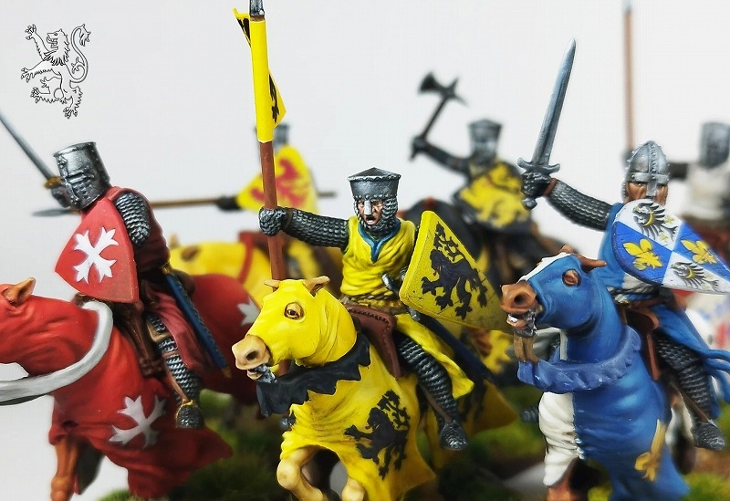 28mm 中世の騎士（18体セット） の販売 DAMEYA-NET