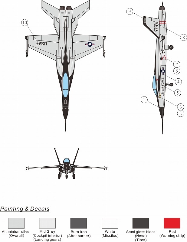 1/72���Ρ������åס�YF-17�����֥�