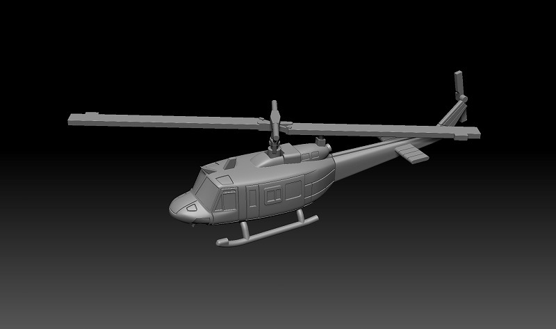 1/700�����ѥإꥳ�ץ�����UH-1J