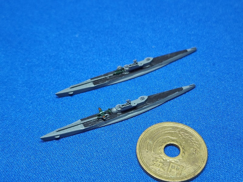 1/2000 巡潜甲型改二（伊-13型潜水艦）（2隻セット・UVレジン版） の