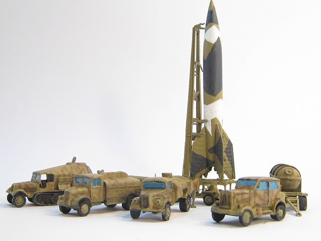 1/144 V-2ロケット発射支援車両セット の販売 DAMEYA-NET