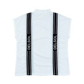 サスペンダー風切替モックネックシャツ|DELSOL