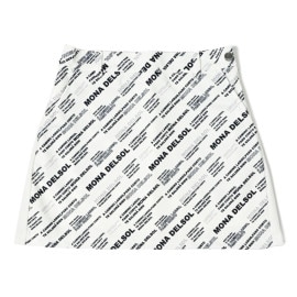 ロゴ総柄プリーツスカート