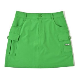 吸水速乾 夏生地軽量カーゴスカート　　