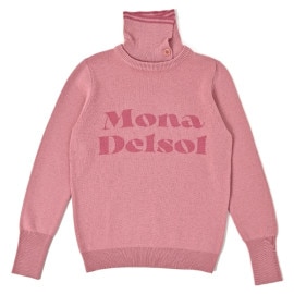 ロゴ襟付きニット|MONA DELSOL