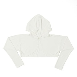 AQUA COOL　接触冷感−3.7℃ フード付きボレロ　　|接触冷感　AQUA COOL