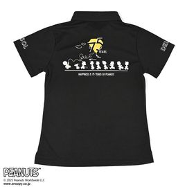 DELSOLｘPEANUTS スヌーピーコラボ 75周年デザインポロシャツ