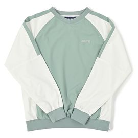 メッシュ使い長袖プルオーバー
