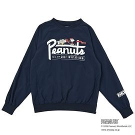 DELSOLxPEANUTS スヌーピーコラボ 裏毛 トレーナー ポケット付き