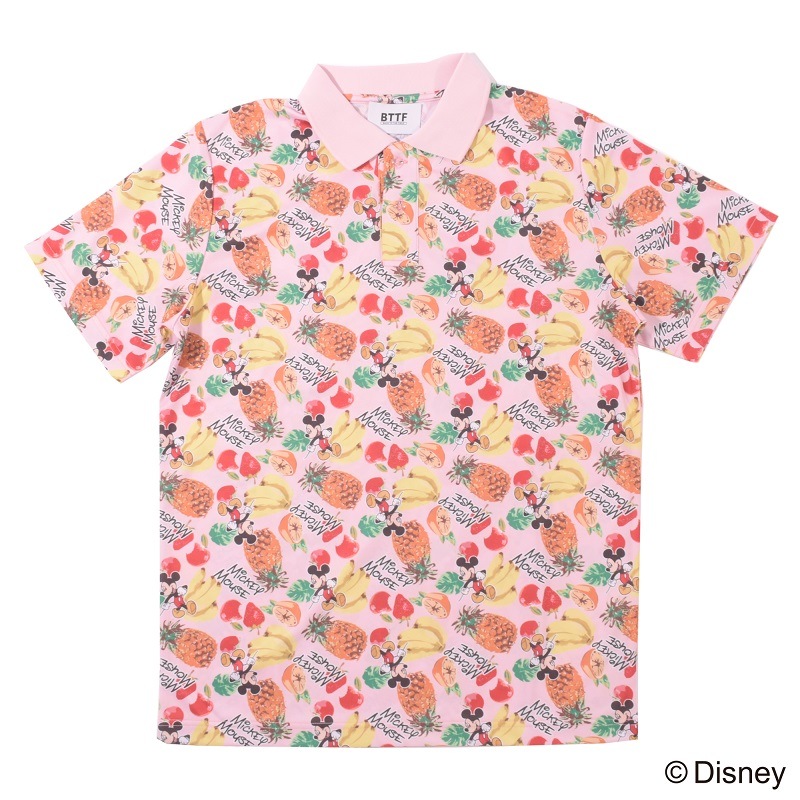 Disney STORE ディズニーストア　長丈ポロシャツ　ゴルフ　ミッキー　L Disney STORE ディズニーストア 長丈ポロシャツ ゴルフ ミッキー