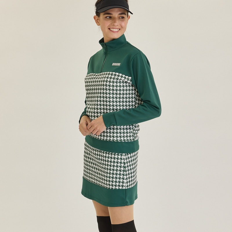 千鳥格子柄 ポンチ長袖セットアップ | DELSOL,NEW ITEM | DELSOL