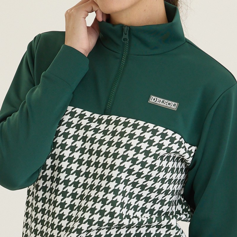 千鳥格子柄 ポンチ長袖セットアップ | DELSOL,NEW ITEM | DELSOL