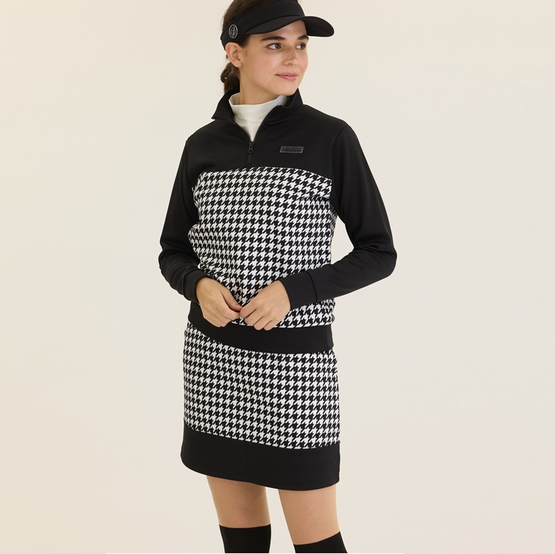 千鳥格子柄 ポンチ長袖セットアップ | DELSOL,NEW ITEM | DELSOL