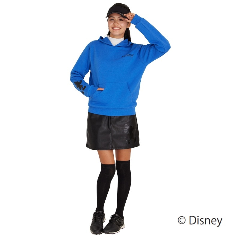 ミッキーマウス＞ 型押しフェイクレザースカート | DELSOL限定